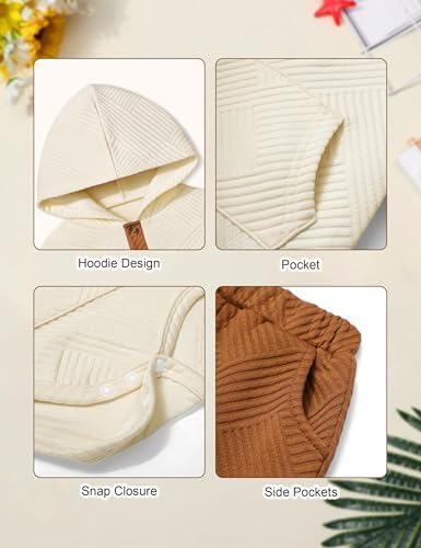 Fommy Baby Boy Clothes Colorblocked Long Sleeve Hoodie + Long Pants 2PCS Fall - Image 5