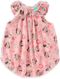 Disney Pooh Minnie Baby Girls Chiffon Bubble Romper by Disney