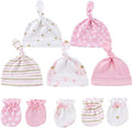 MAMIMAKA Baby Hat and Mittens Set Newborn Baby Hats Caps by MAMIMAKA