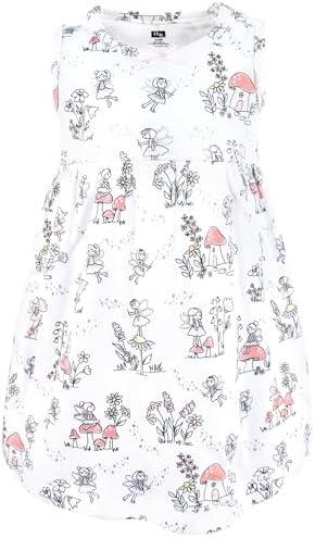 Hudson Baby Infant and Toddler Girls Cotton Dress and Cardigan Set - Image 4