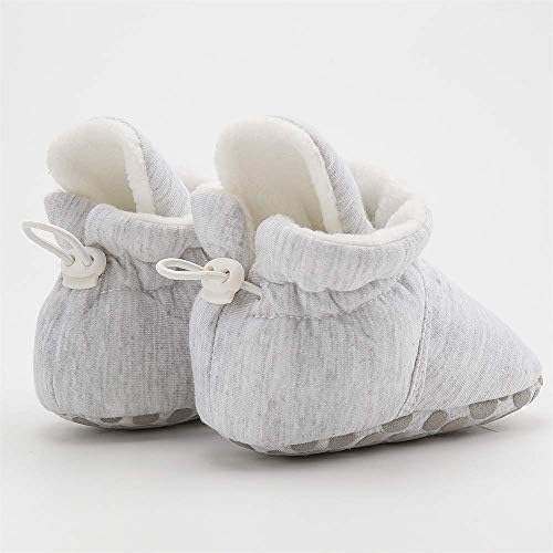 HsdsBebe Unisex Newborn Baby Cotton Booties Non-Slip Sole - Image 4