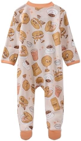 Butterblu Scout Sleep & Play 100% Organic Cotton Footed Zip Front PJs | GOTS - Image 3