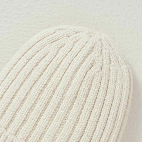 Neiwech Cotton Baby Beanie Hat Infant Newborn Toddler Winter Knitted Warm Skull - Image 5