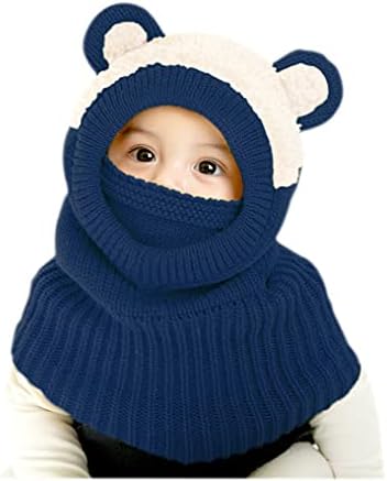 Baby Winter Hat Scarf Set, Unisex Infant Toddler Kids Hat Scarf by GZMM