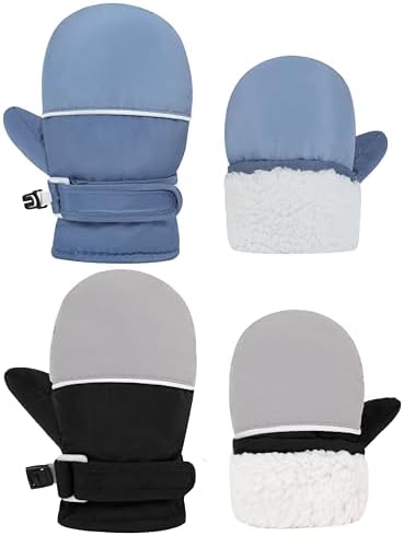 Infant Baby Toddler Winter Mittnes Lined Fleece Snow Gloves by UrbanVirgin