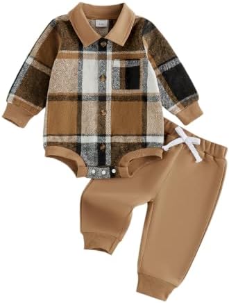 Giraropa Newborn Baby Boy Clothes Rib Knit Romper Jumpsuit Solid Sweater by Giraropa