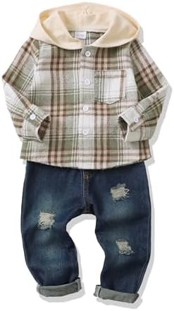 XUANHAO Baby Boy Clothes Toddler Outfits Hoodie Jeans Clothing 12 Months-5T by XUANHAO