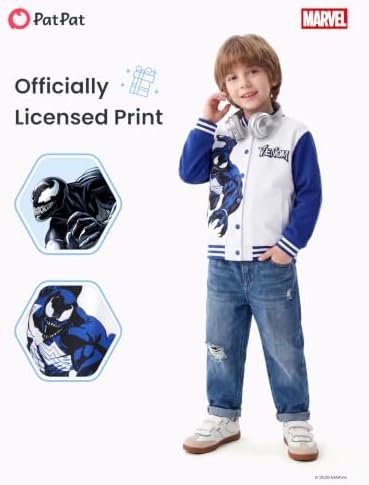 Disney Bomber Jacket Spider Man Marvel Toy Story Cars Varsity Cardigan2-13Y - Image 4