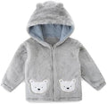 Unisex Baby Fleece Jacket Winter Sherpa Lined Hoodie by JingleBaBa