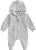 Fall Baby Clothes Newborn Boy Girl Hoodie Romper Long Sleeve Jumpsuit Winter by LedyChampswiinToddlerBaby