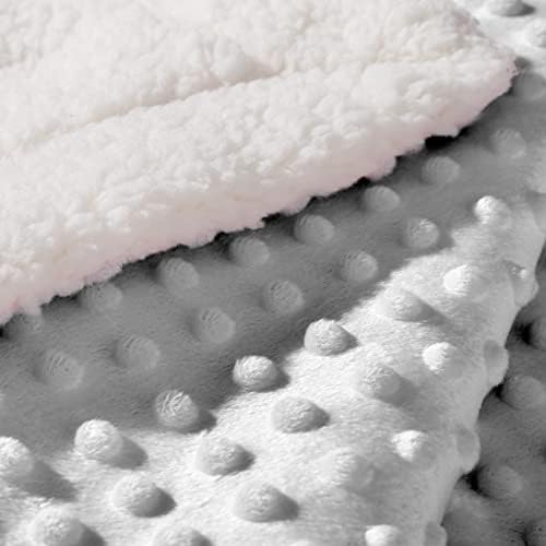 CREVENT Cozy Soft Warm Sherpa Baby Blanket - Image 4