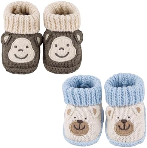 Newborn Knit Booties Soft Baby Sock Boots by DUONITITI