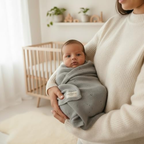 Luxury Organic Cotton Baby Quilt Blanket - Image 4