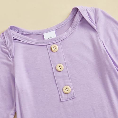 2-Pack Baby Sleeper knotted Gown Boy Girl Nightgown - Image 3