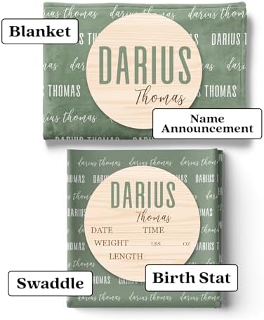Personalized Baby Blanket, Baby Essential, Receiving Blankets - Image 2