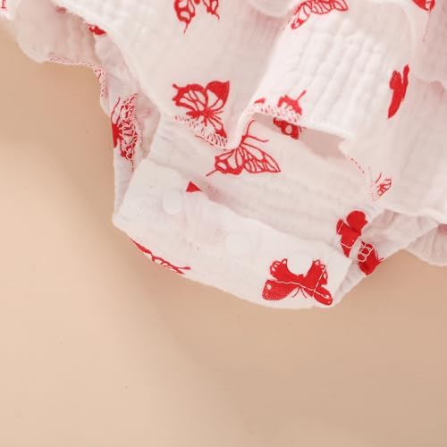 YOUNGER TREE Baby Girl Clothes Infant Summer Romper Dress Sleeveless Bodysuit - Image 6