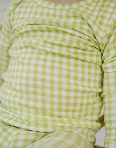 moimoln Cotton Modal Baby Toddler Pajamas Check Solid Leopard 6M-8Y - Image 5