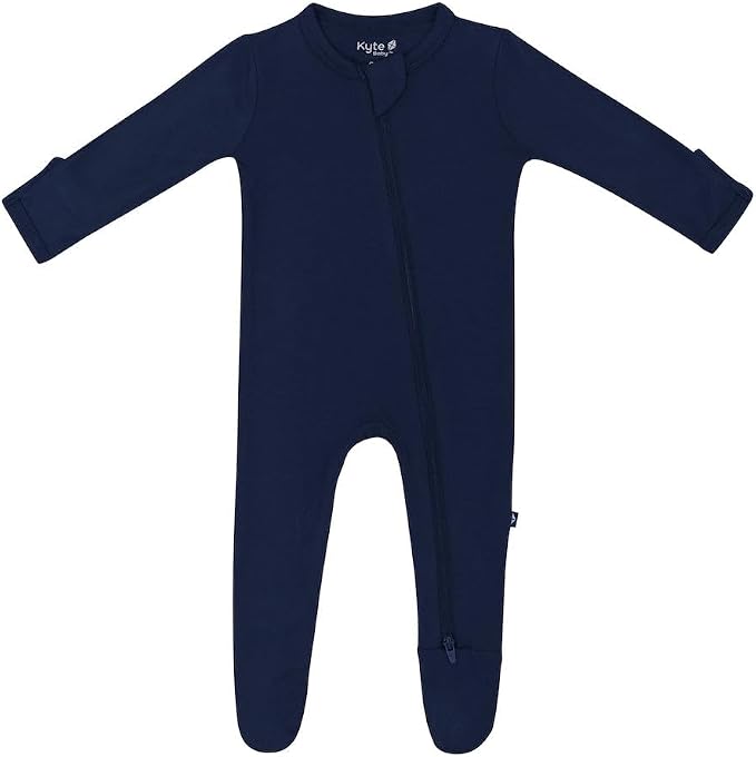 KYTE BABY Infant and Toddler Dual Zipper Footie, Ultra-Soft Rayon Made From by KYTEBABY