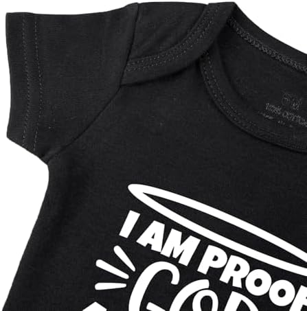 listery I'M Proof That God Answers Prayers Baby Bodysuit Baby Religious Infant - Image 5