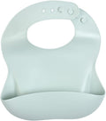 Three Little Tots Modern Silicone Baby Bib – Adjustable Fit Waterproof Catch by ThreeLittleTots