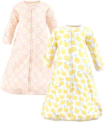 Hudson Baby Unisex Baby Cotton Long-Sleeve Wearable Sleeping Bag by HudsonBaby