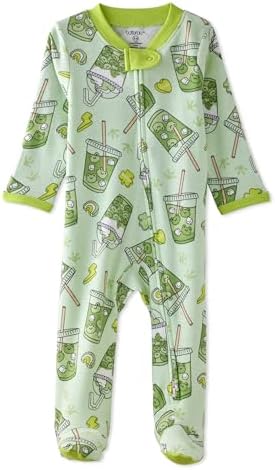 Butterblu Scout Sleep & Play 100% Organic Cotton Footed Zip Front PJs | GOTS by Butterblu
