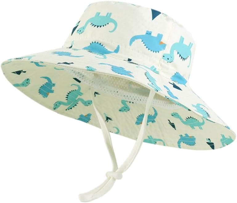 LANGZHEN Sun Protection Hat for Kids Toddler Boys Girls Wide Brim Summer by LANGZHEN