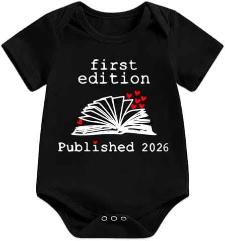 hrcfbk Infant Baby Boys Girls Bodysuit Newborn Short Sleeve Funny Letters Print by Hrcfbk