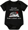 hrcfbk Infant Baby Boys Girls Bodysuit Newborn Short Sleeve Funny Letters Print by Hrcfbk