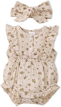 Renotemy Baby Girl Clothes Summer Rompers Cute Outfits Preemie-18 Months | by Renotemy