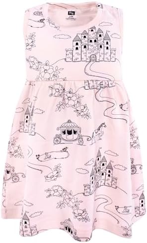 Hudson Baby Infant and Toddler Girls Cotton Dress and Cardigan Set - Image 4