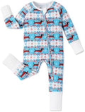 PATPAT Organic Cotton Baby Footie Pajamas by PATPAT