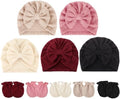 BQUBO Baby Turban Hats and Mittens Set Newborn Infant Hospital Hats Caps by DRESHOW