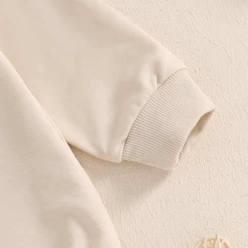 VISGOGO Newborn Infant Baby Boy Oversized Romper Sweater Bodysuits Coming Home - Image 6