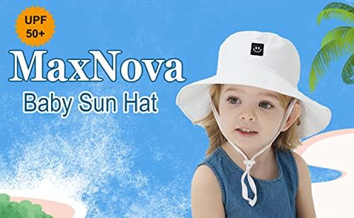 Baby Sun Hat Smile Face UPF 50+ Toddler Bucket Hat - Image 8