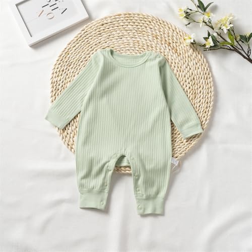 Baby Romper Long Sleeve Pure Cotton Unisex One Piece Jumpsuit, Newborn Clothes - Image 2