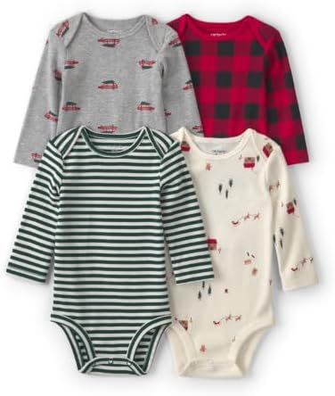 Carter's Baby Boys' 4-pack Long Sleeve Bodysuits by Carters