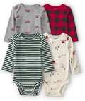 Carter's Baby Boys' 4-pack Long Sleeve Bodysuits by Carters