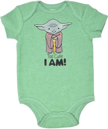 STAR WARS Baby 5-Pack Short Sleeve Bodysuits Newborn to Infant - Image 2