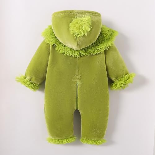 Monster Inc Halloween Baby Boy Girl Outfit Hoodie Rompers Newborn Jumpsuit - Image 3
