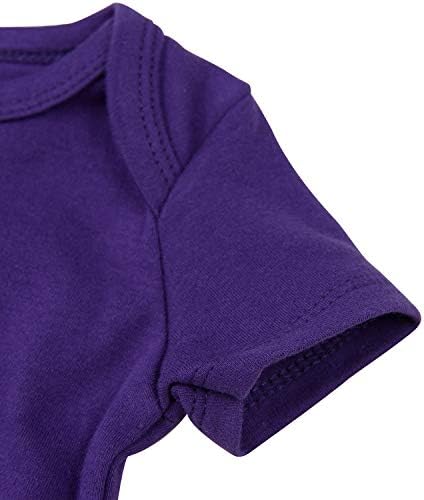 ROMPERINBOX Unisex Baby Onsies Solid Baby Bodysuit Romper Blank - Image 4