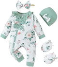 Mikrdoo Newborn Baby Girl Clothes Long Sleeve Romper by Mikrdoo