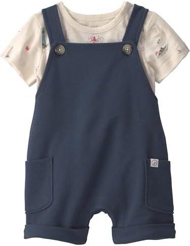 little planet by carter's Baby 2-piece Organic Cotton Shortall Set by LittlePlanet
