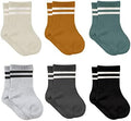 bistyle Baby Grip Ankle Socks 6 Pairs | Newborn Infant Toddlers Sock Organic by bistyle