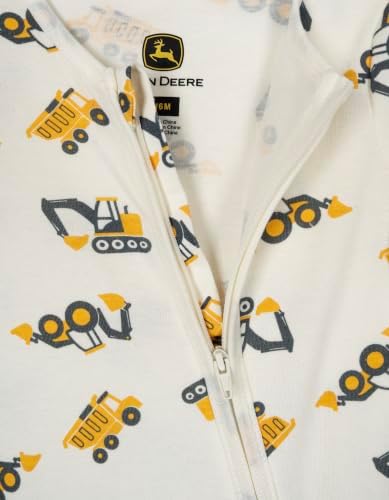 John Deere Baby Boy or Girl Footed Sleep N Play Coverall Newborn - Image 2