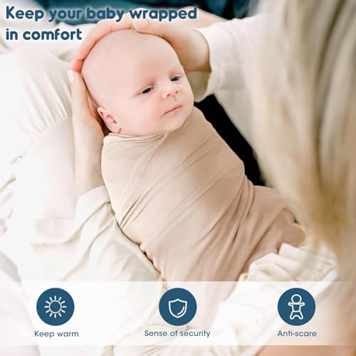 GRSSDER Newborn Swaddle Blanket Set - Image 5