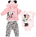 Disney Classics Winnie the Pooh Mickey Mouse Baby Hoodie Bodysuit and Pants 3 by Disney
