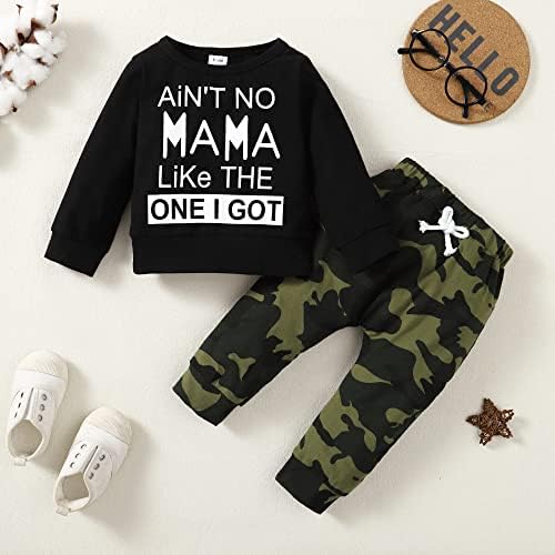 YALLET Baby Toddler Boy Clothes Fall Winter Outfit Long Sleeve Sweatshirts - Image 2