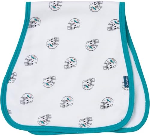 Gerber Baby Nfl Team Bandana Bibs and Burp Cloth Set - Image 2