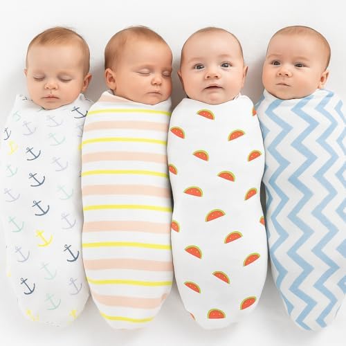 100% Muslin Swaddle Blankets, Baby Swaddling Blankets - Image 2